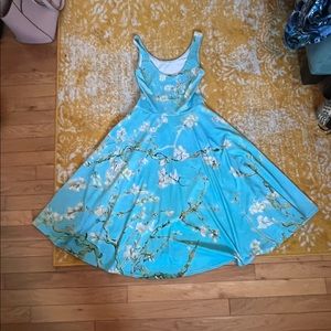 Blackmilk Almond Blossom midi skirt with pockets